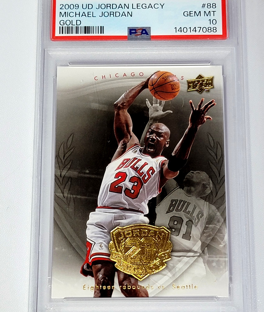 2009 UPPER DECK JORDAN LEGACY GOLD #88 MICHAEL JORDAN PSA 10 GEM MINT MJ SP