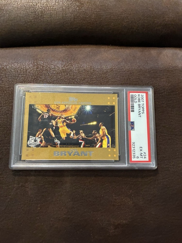 2007-08 Topps - Kobe Bryant #24 Gold /2007 PSA 6