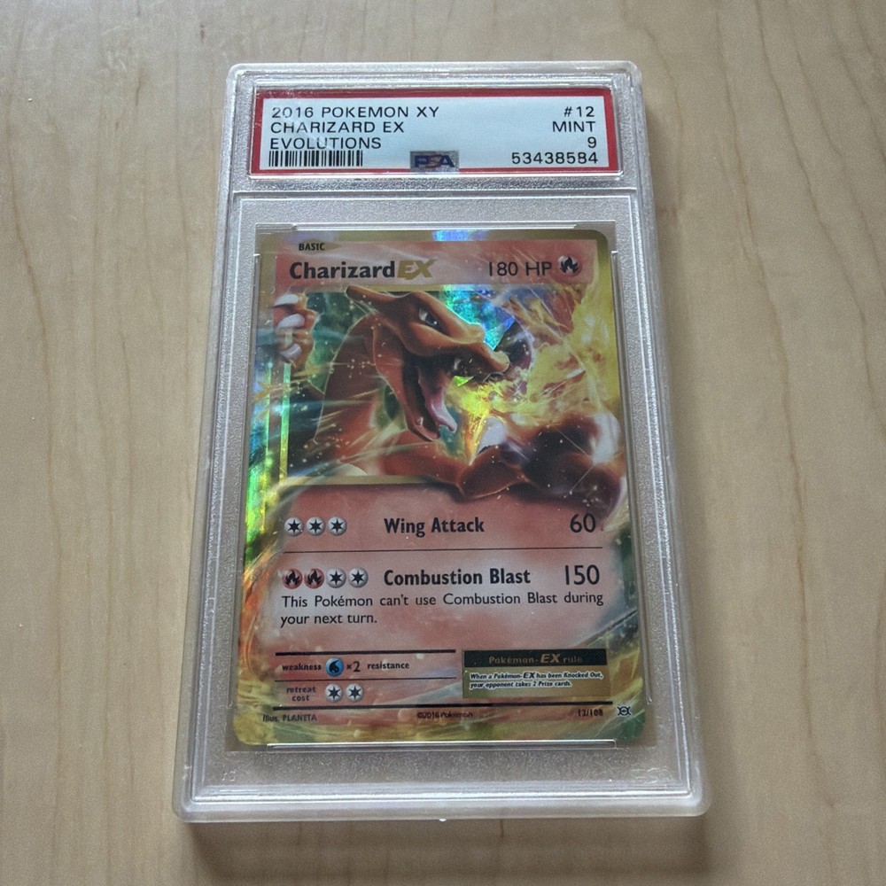 Charizard EX 12/108 PSA 9 Mint - 2016 Pokemon XY Evolutions 