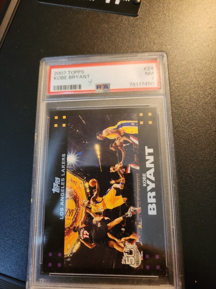 2007 Topps Kobe Bryant Psa 7