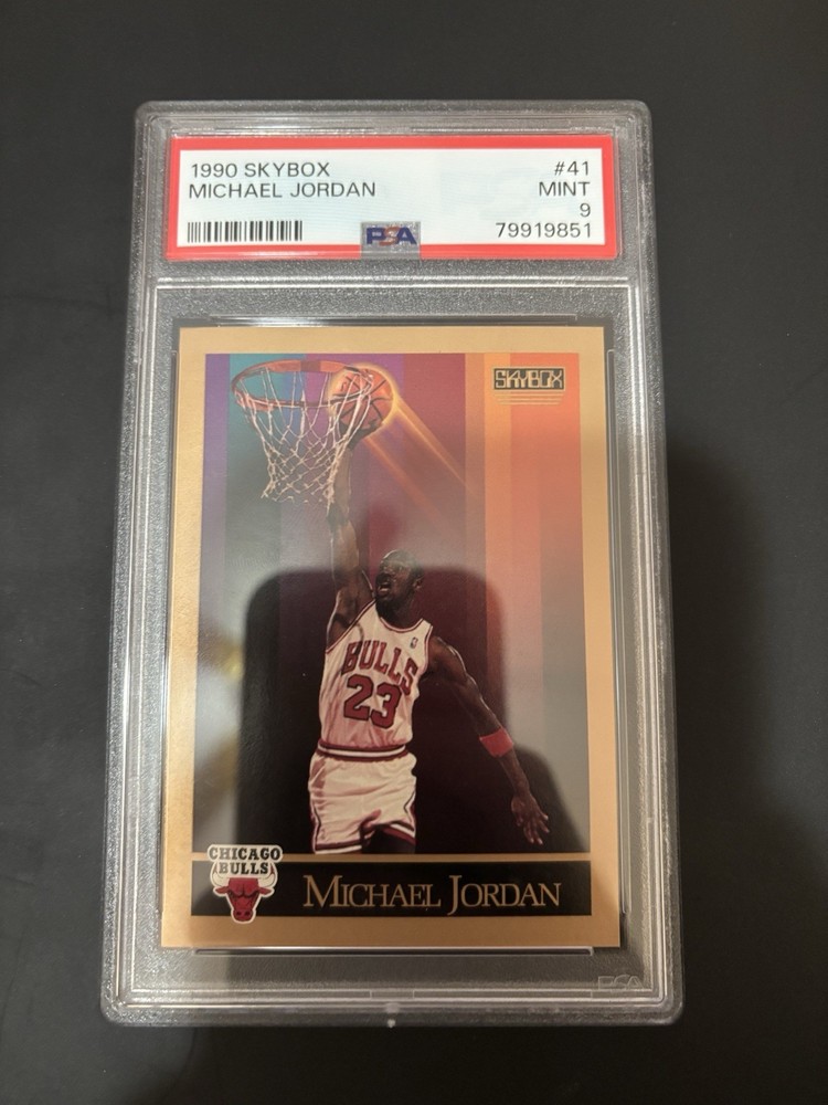 1990-91 Skybox Michael Jordan #41 Chicago Bulls PSA 9
