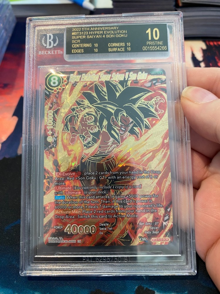 2022 Dragon Ball 5th Anniversary Hyper Evolution Goku BGS 10 Black Label