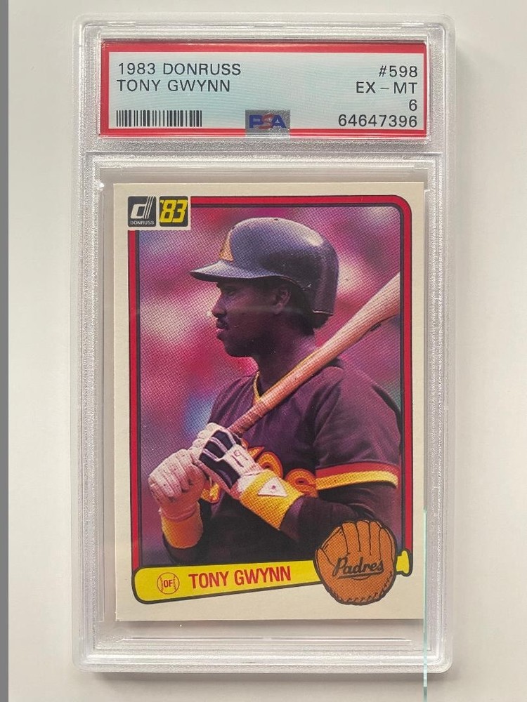 1983 Donruss #598 Tony Gwynn RC [PSA 6]