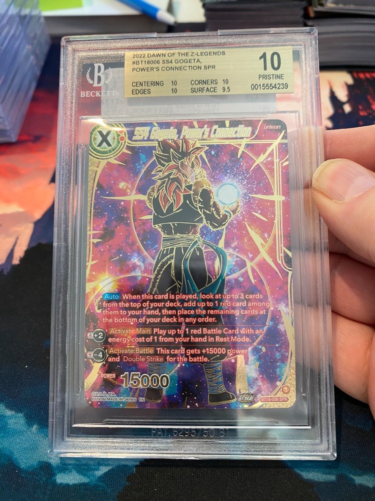 2024 Dragon Ball Dawn of the Z Legends SS4 Gogeta Powers Connection BGS 10