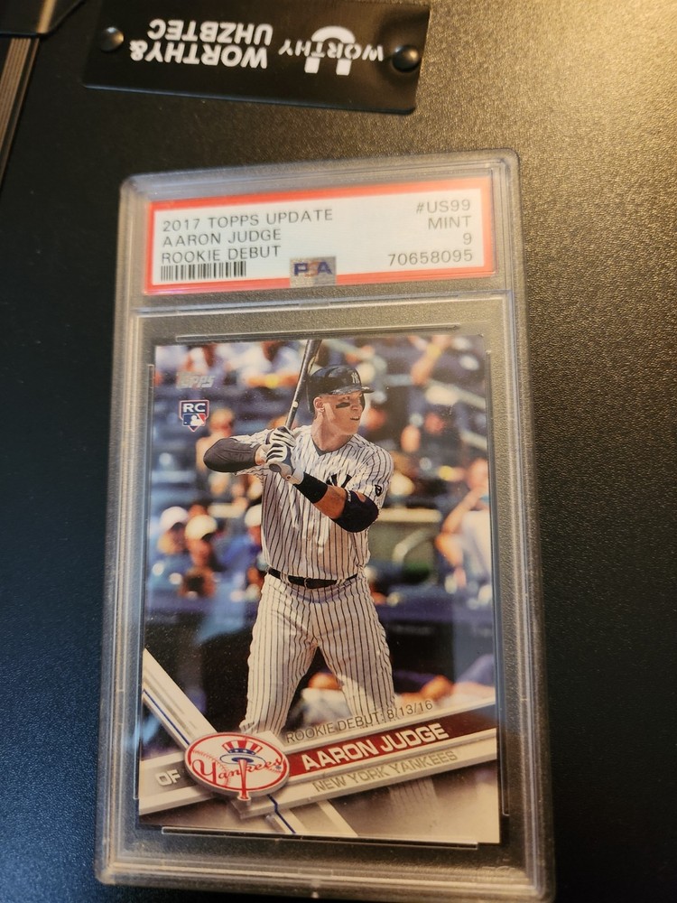 2017 Topps Update Aaron Judge Rookie Debut RC #US99 Psa 9 MVP