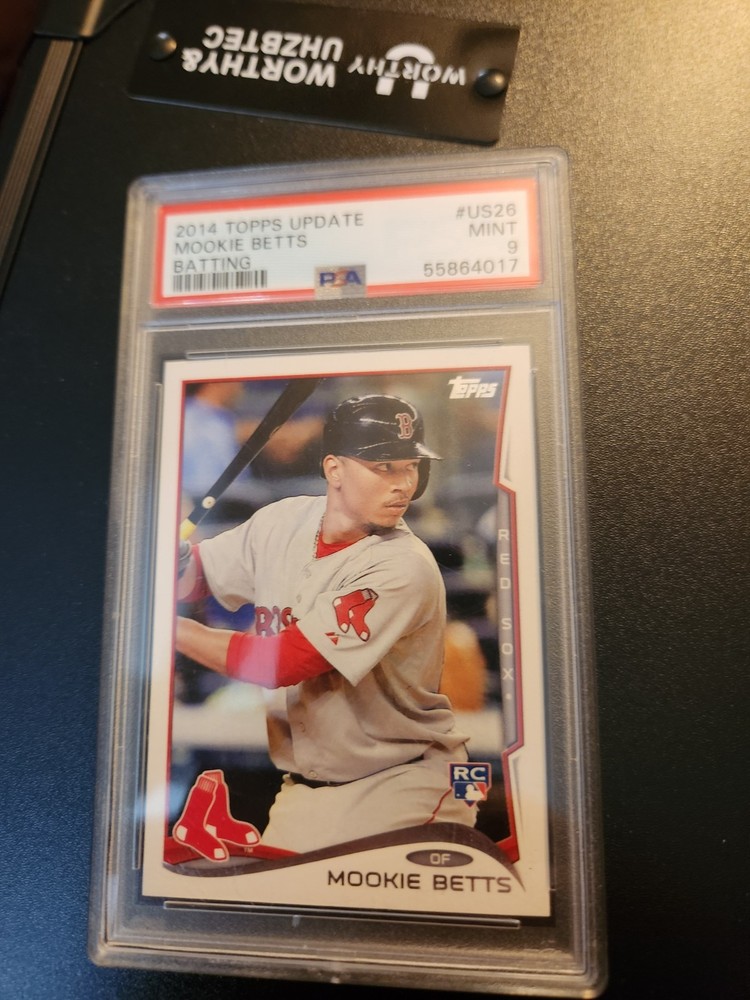 2014 Topps Update Series - #US-26 Mookie Betts (RC) PSA 9