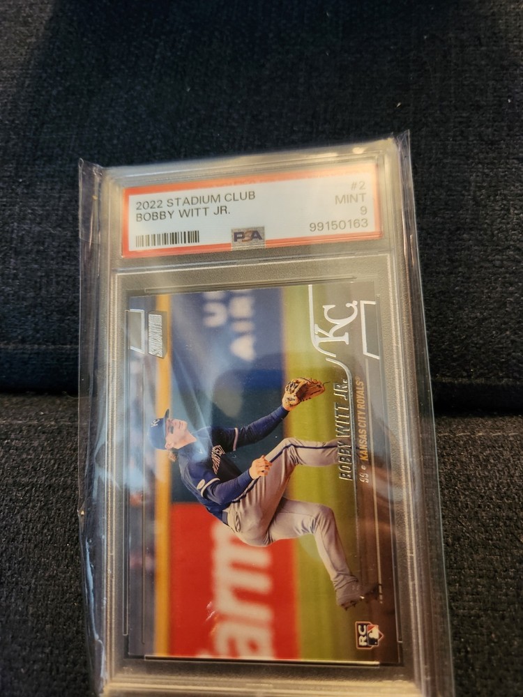 2022 TOPPS STADIUM CLUB #2 BOBBY WITT JR. ROOKIE RC PSA 9