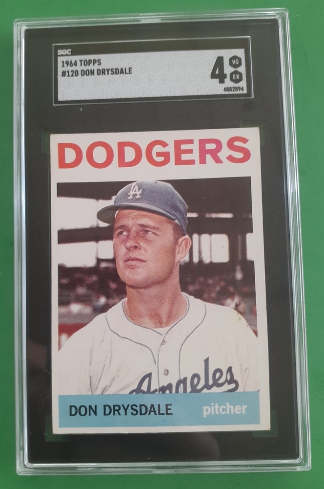 1984 DON DRYSDALE SGC 4 ... BONUS VINTAGE CARDS INCLUDED AT NO CHARGE!!