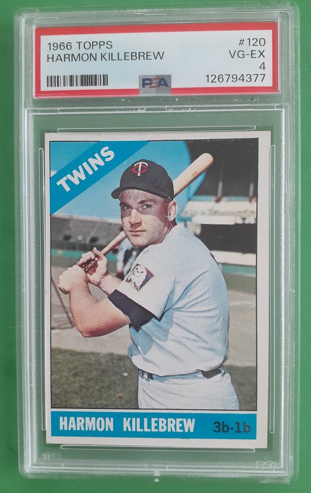 1966 HARMON KILLEBREW PSA 4 ... BONUS VINTAGE CARDS ADDED AT NO CHARGE!!