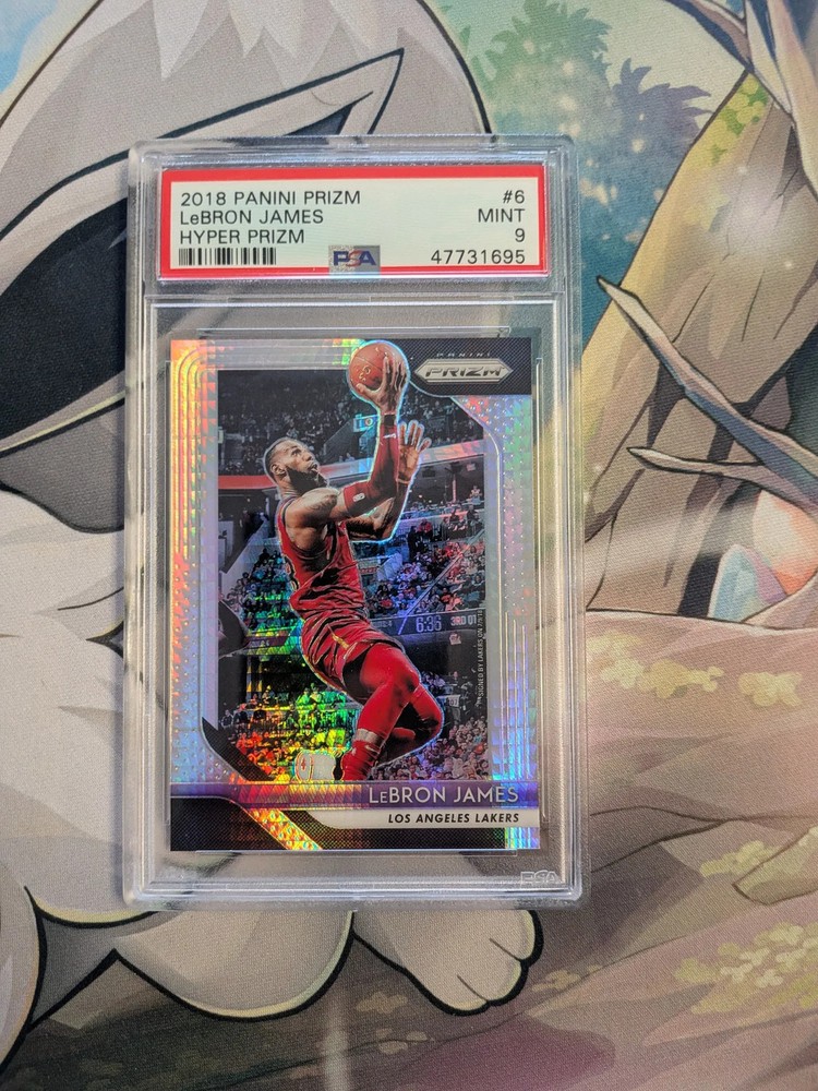 2018 Panini Prizm LeBron James Hyper Prizm #6 PSA 9 MINT