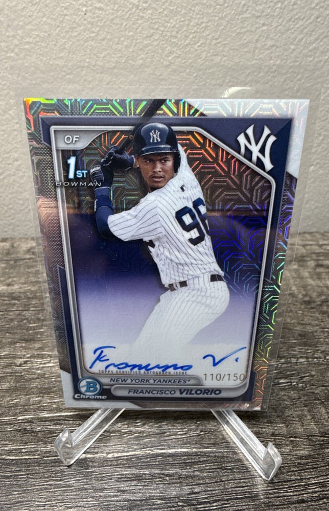 2024 Bowman Chrome  Francisco Vilorio HTA Choice Auto /150 Refractor #CPA-FV