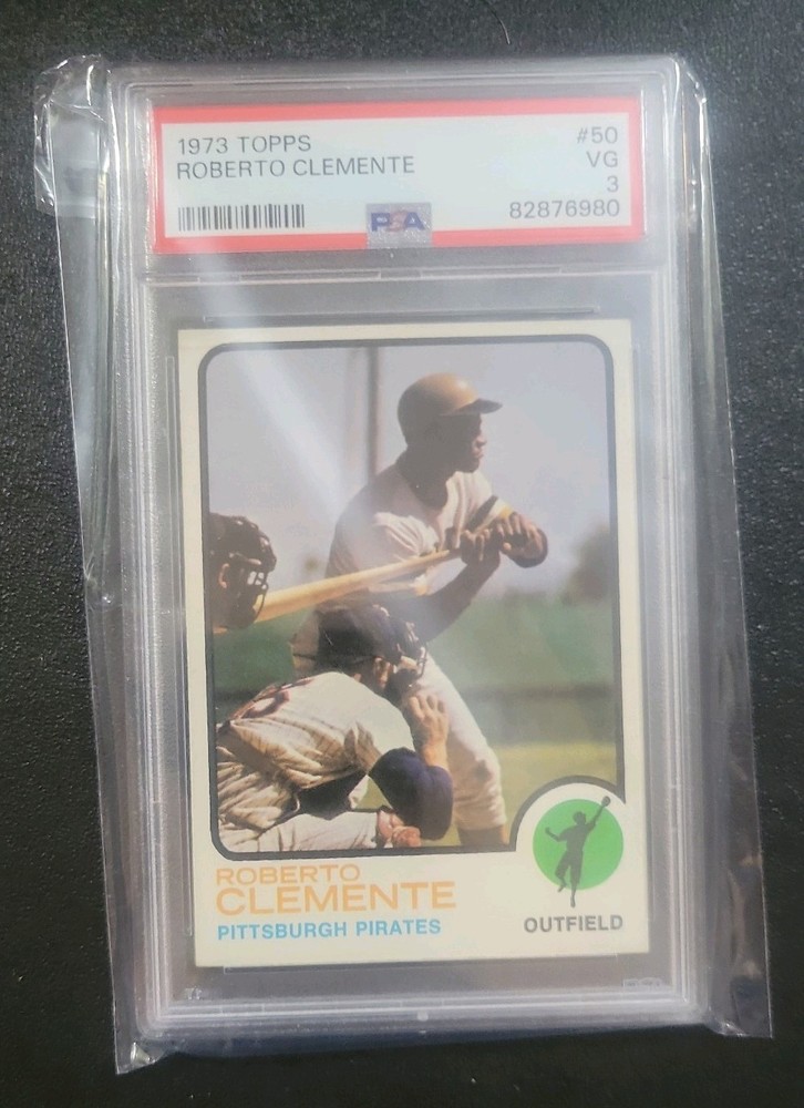 1973 Topps Roberto Clemente # 50 PSA 3 Pittsburgh Pirates Baseball Card ⚾️ 