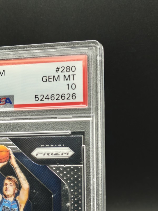 Luka Doncic 2018 Panini Prizm #280 Rookie Dallas Mavericks PSA 10 view 2