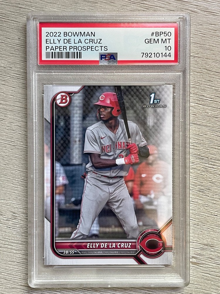 2022 Bowman 1st Paper Prospects Elly De La Cruz #BP-50 PSA 10 GEM MT 🔥🔥🔥