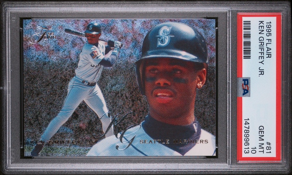 Ken Griffey Jr. 1995 Fleer Flair #81 PSA 10 - Seattle Mariners HOF