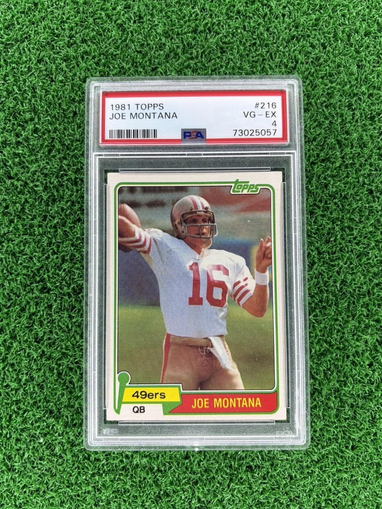 1981 Topps Joe Montana #216 PSA 4 San Francisco 49ers Football
