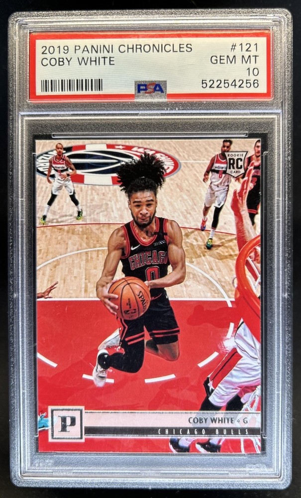 2019-20 Chronicles Coby White RC Rookie #121 Bulls PSA 10 GEM MINT
