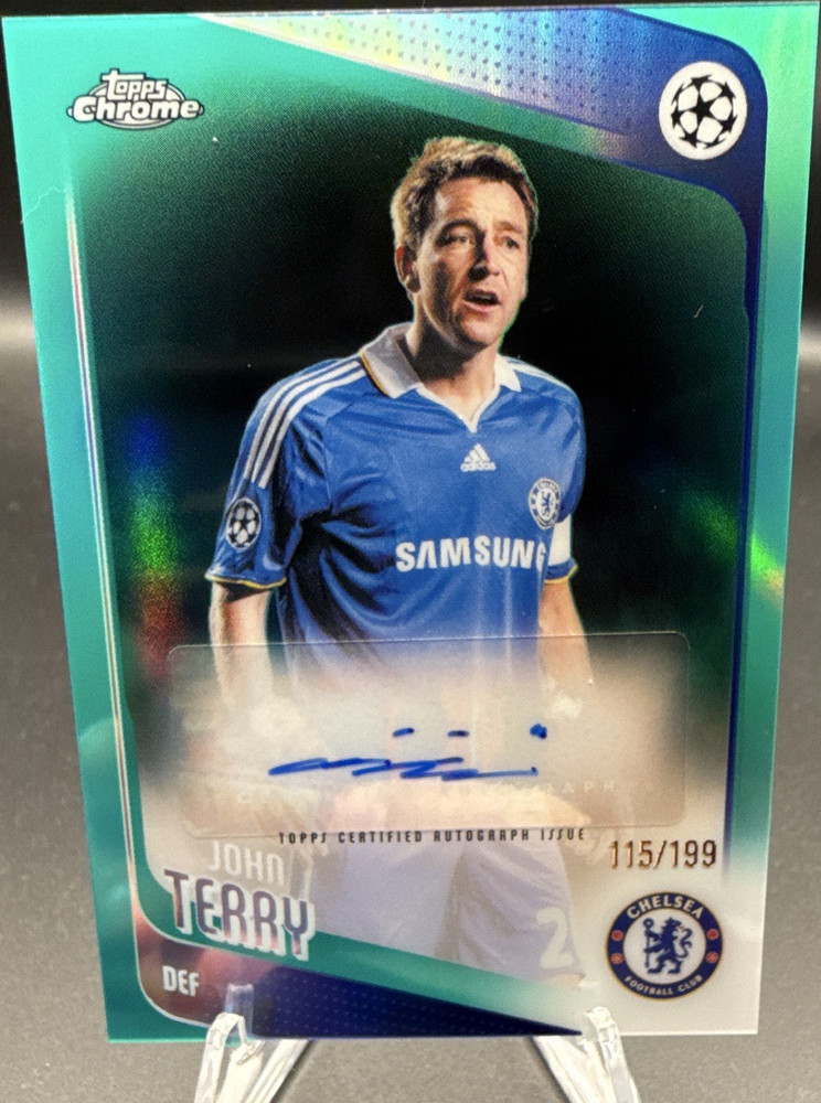 Topps Chrome UEFA Club Competitions 2025/26 John Terry Auto CLA-JT /199 Chelsea