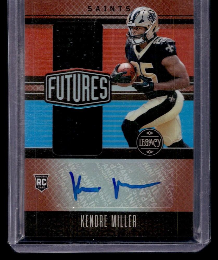 2023 Panini Legacy Kendre Miller Futures Dual Patch Auto Ruby #/100