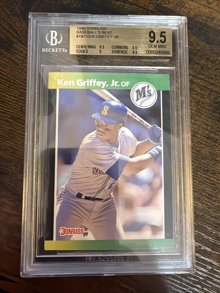1989 Donruss Baseball's Best - Ken Griffey Jr #192 (RC) BGS 9.5