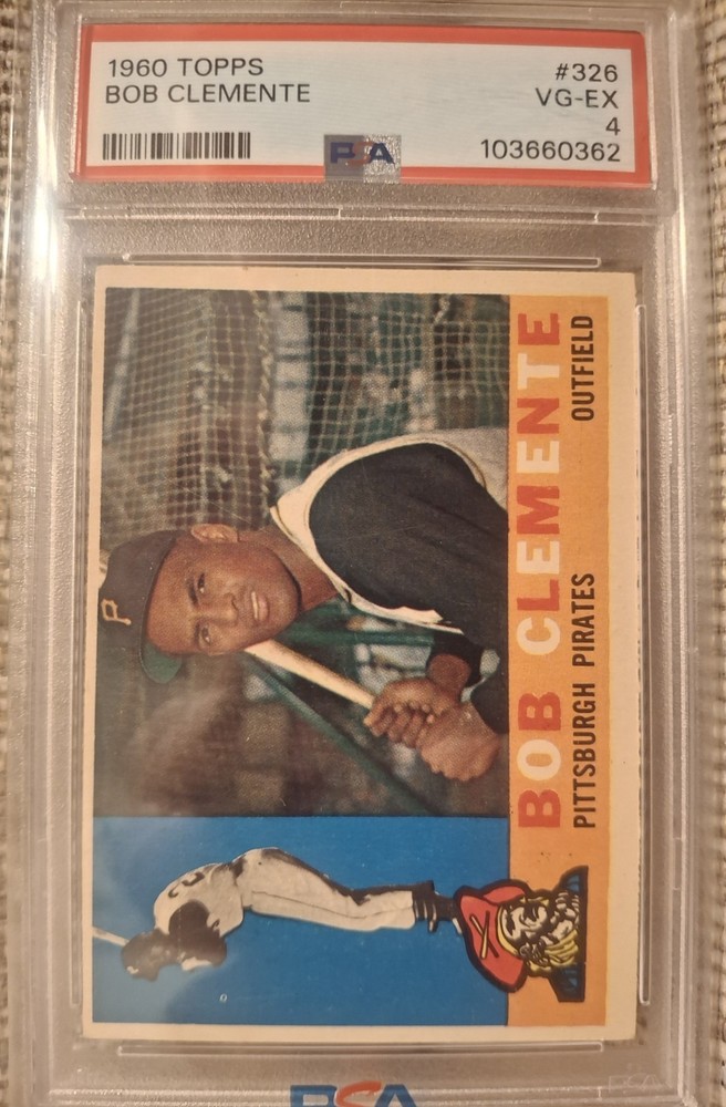 1960 Topps Roberto Clemente PSA VG - EX 4