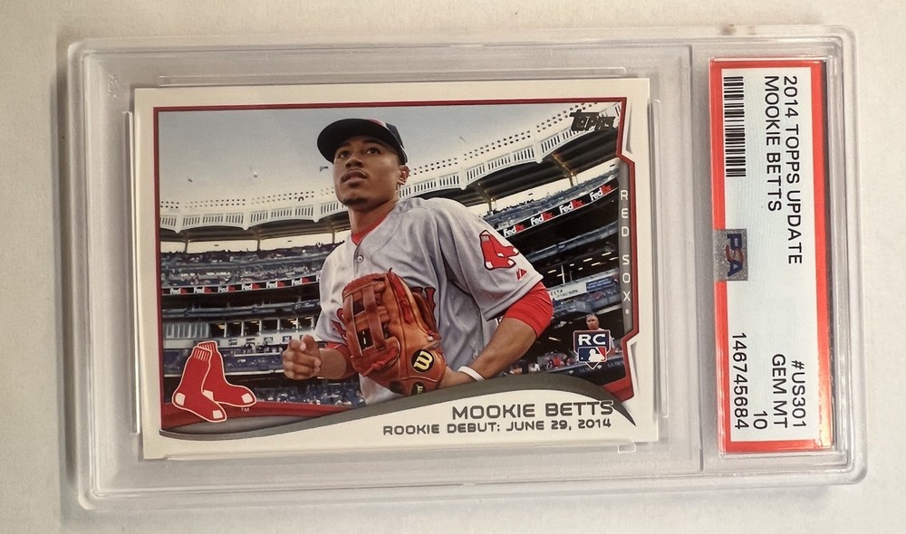 2014 Topps Update Mookie Betts R/C Debut  PSA 10