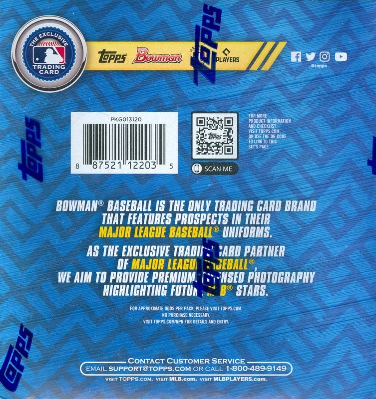 2023 Bowman Chrome Baseball MLB Factory Sealed Mega Box view 2