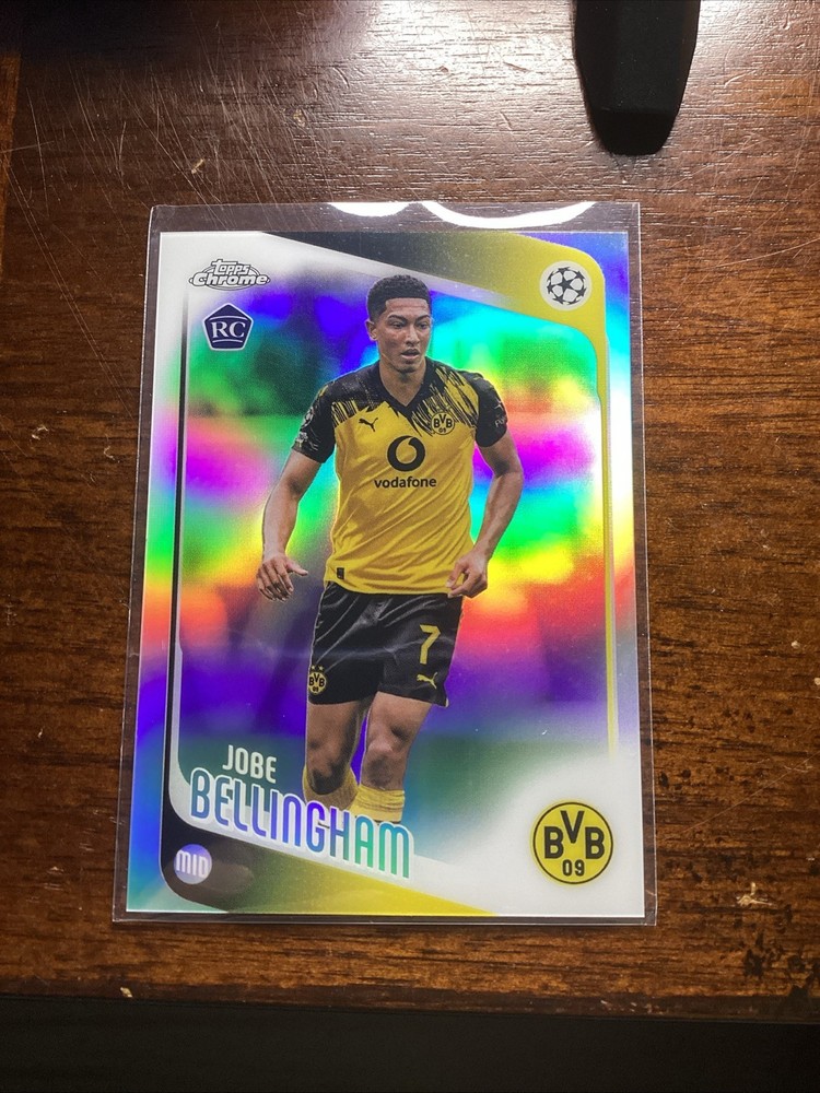 2025-26 Topps Chrome UEFA Jobe Bellingham #5 Refractor RC Rookie Dortmund Silver