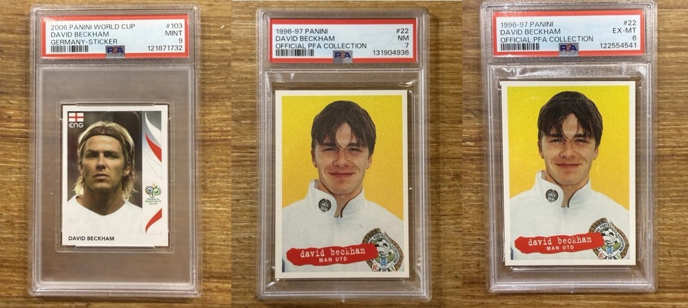 David Beckham PSA Graded Lot For micjo_502