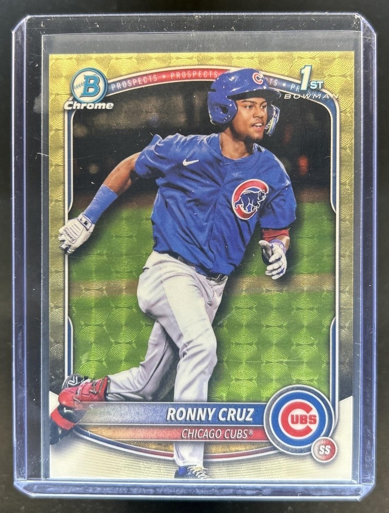 2025 Bowman Chrome Ronny Cruz SuperFractor 1st Prospect #1/1 Cubs