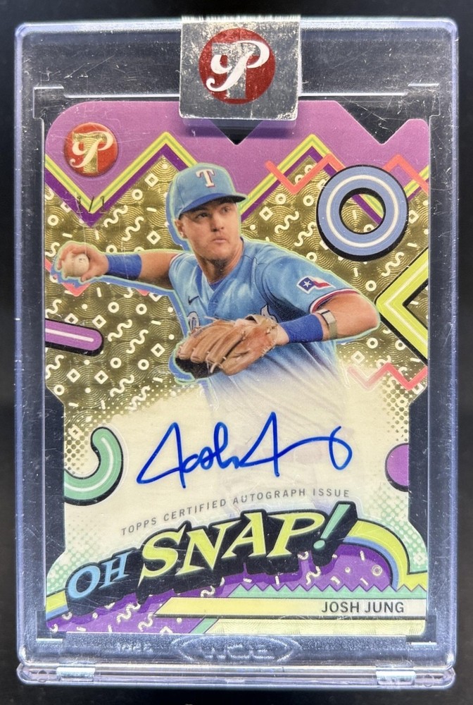 2024 Topps Pristine Josh Jung Oh Snap! Auto Autograph Superfractor #1/1 Rangers