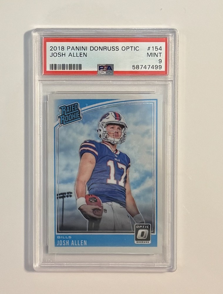 2018 Donruss Optic - Rated Rookie Josh Allen #154 (RC) PSA9