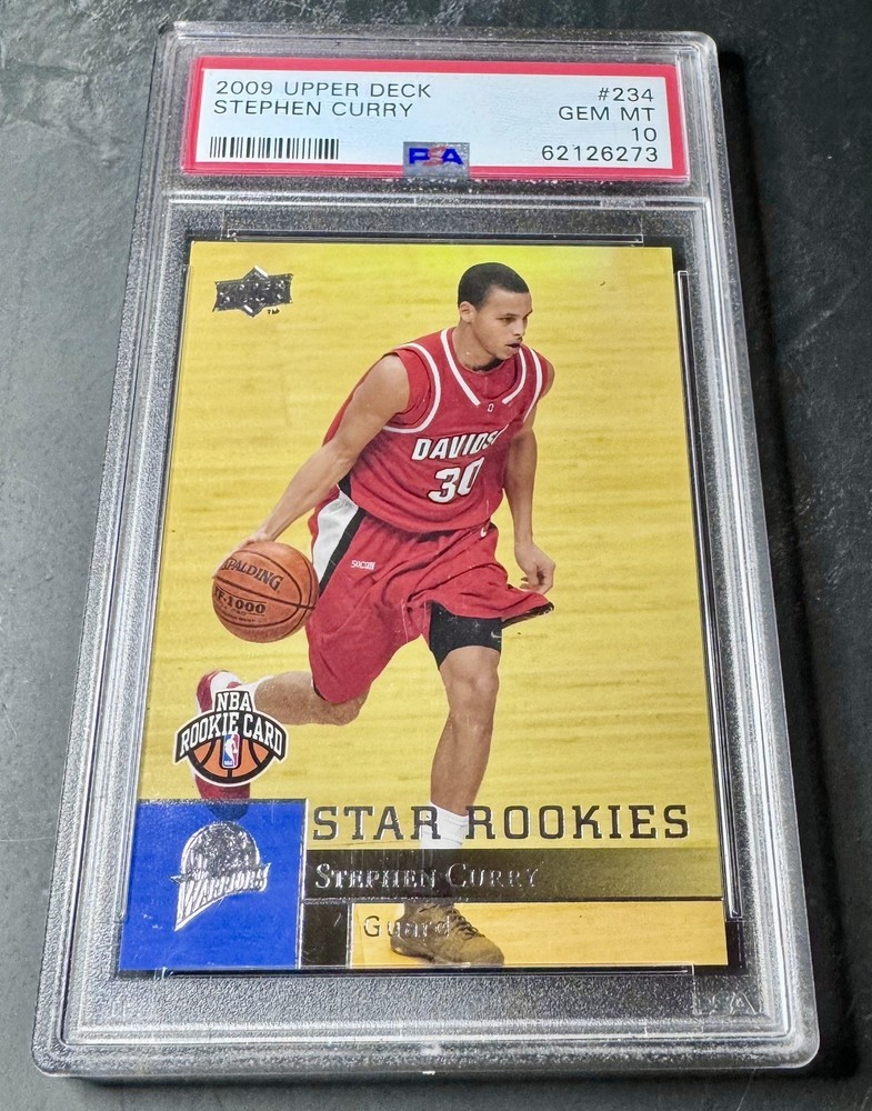 STEPH STEPHEN CURRY 2009 UPPER DECK UD ROOKIE RC #234 PSA 10 GEM MINT - RC 