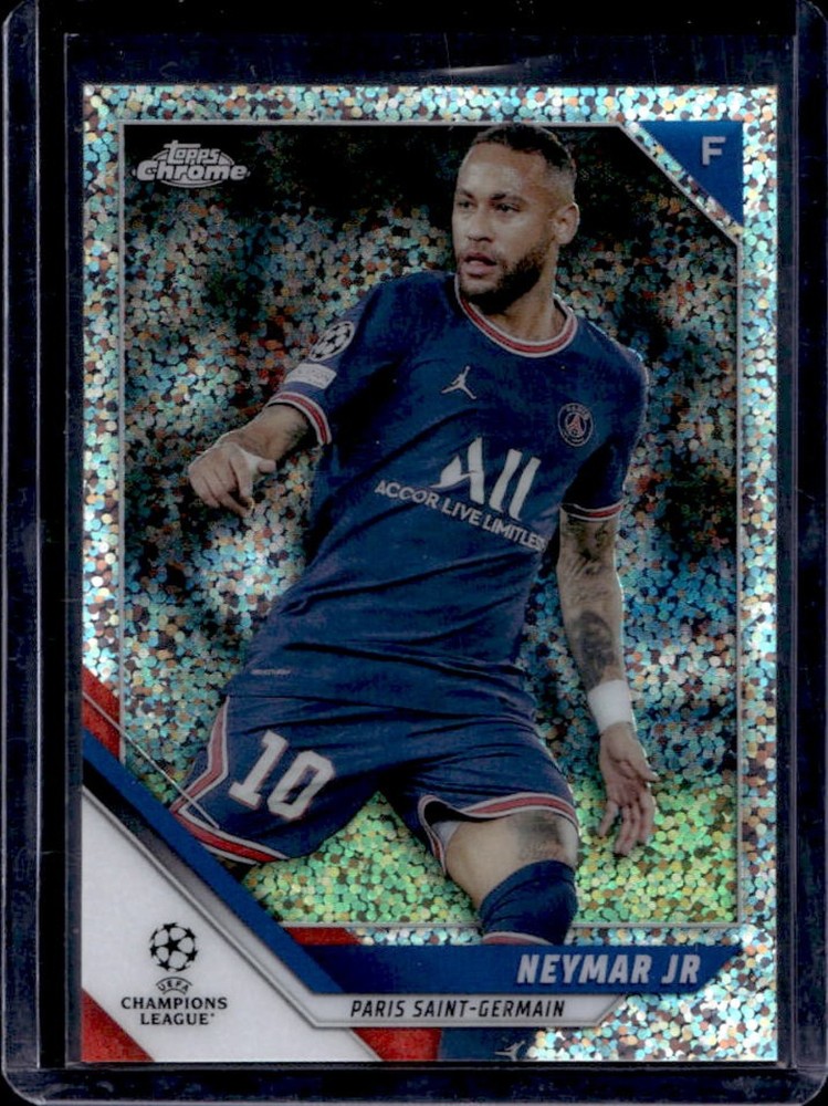 2021 Topps Chrome UEFA Neymar Jr Speckle Refractor #50 PSG