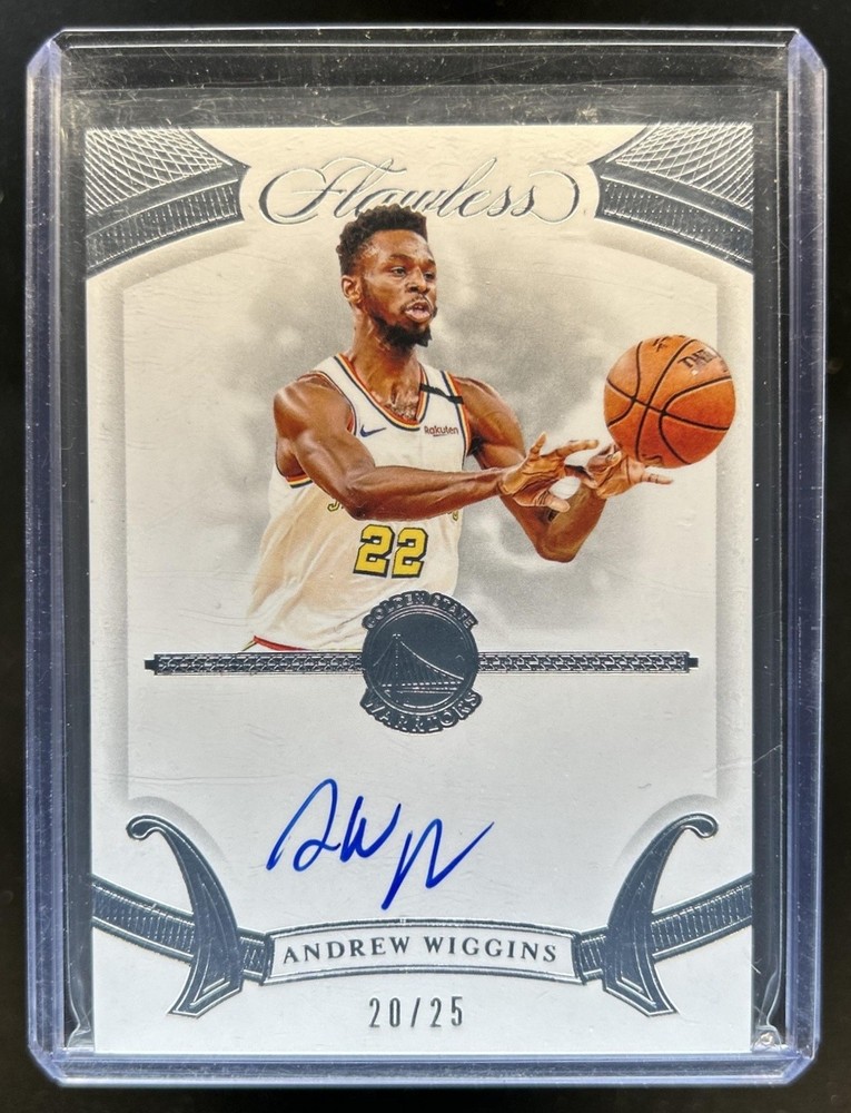 2019-20 Panini Flawless Andrew Wiggins Auto Autograph #/25 Warriors
