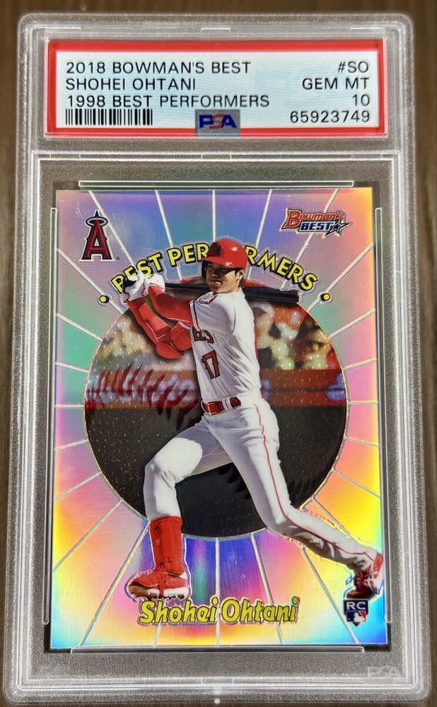 2018 Bowman's Best 1998 Best Performers Shohei Ohtani #98BP-SO (RC)🔥 PSA 10 🔥
