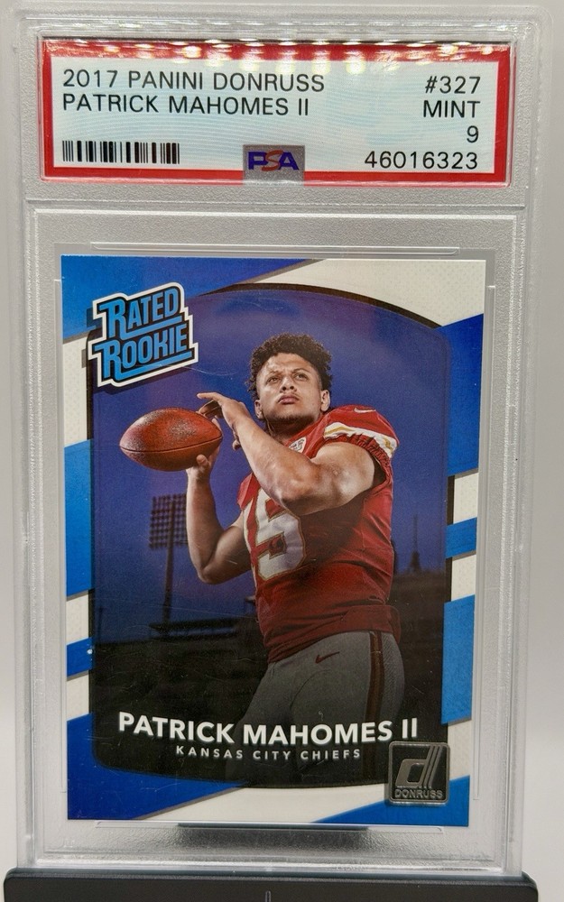 2017 Panini Donruss Patrick Mahomes II RC Rated #327 Chiefs