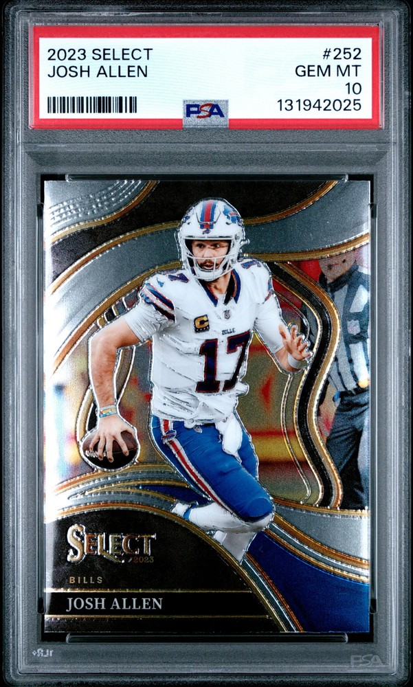 2023 Panini Select Josh Allen #252 PSA 10
