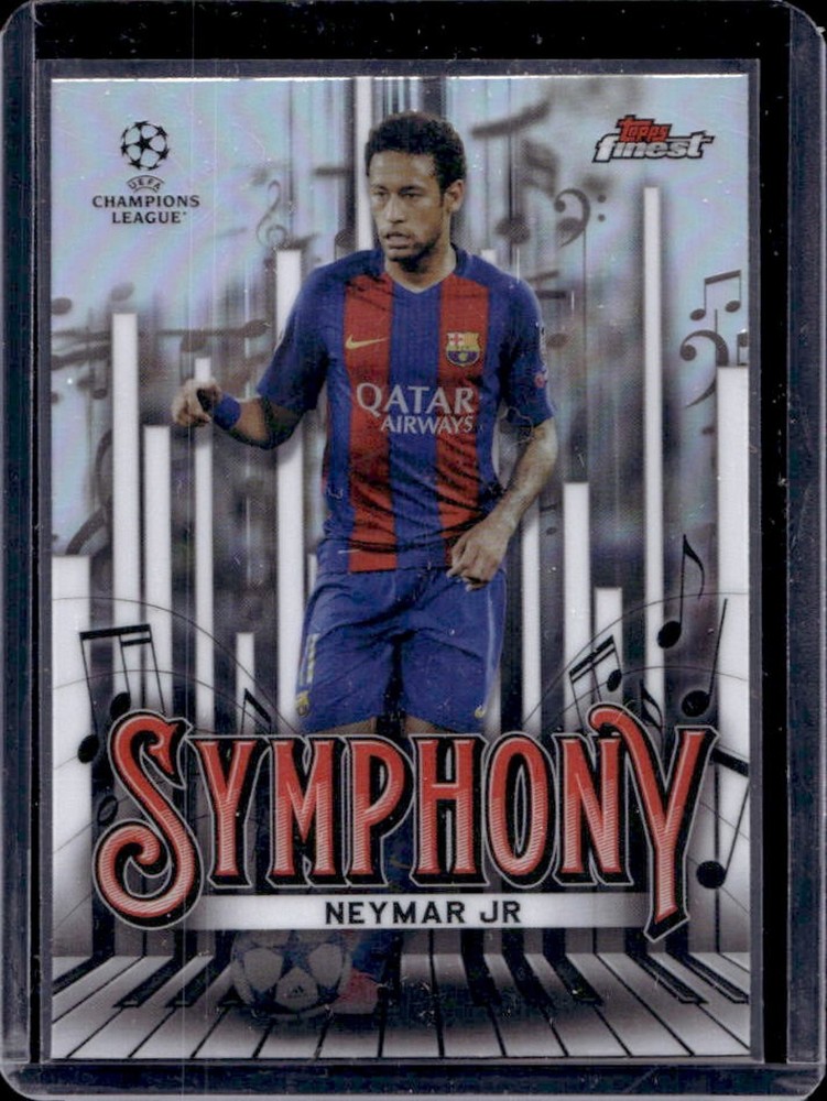 2024-25 Topps Finest UEFA Neymar Jr Symphony #SY-16 Barcelona