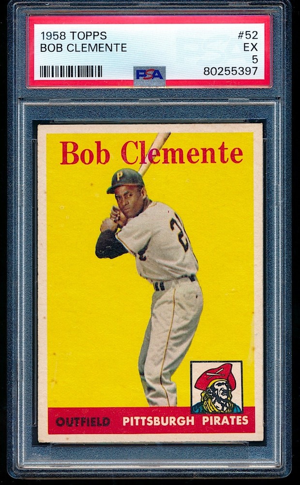 1958 Topps Roberto Clemente WL #52 PSA 5 ++ centered, strong appeal