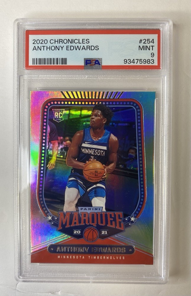 2020 Chronicles Anthony Edwards RC #254 PSA 9