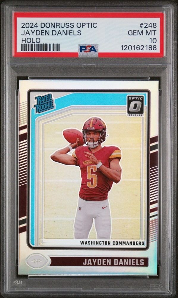 2024 Donruss Optic Jayden Daniels #248 Holo PSA 10