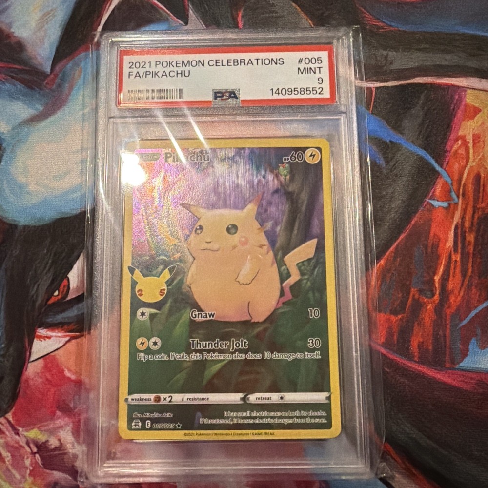 2021 POKEMON CELEBRATIONS #005 FULL ART/PIKACHU PSA 9