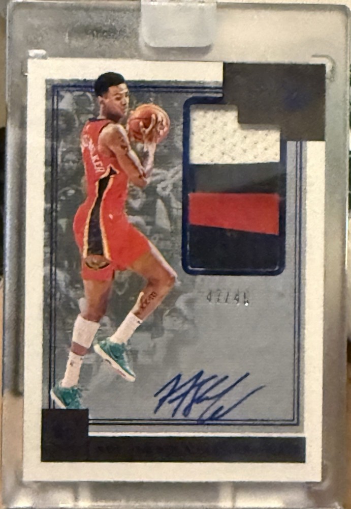 2019-20 Panini One and One Nickeil Alexander-Walker RPA Auto /49 Rookie Patch Au