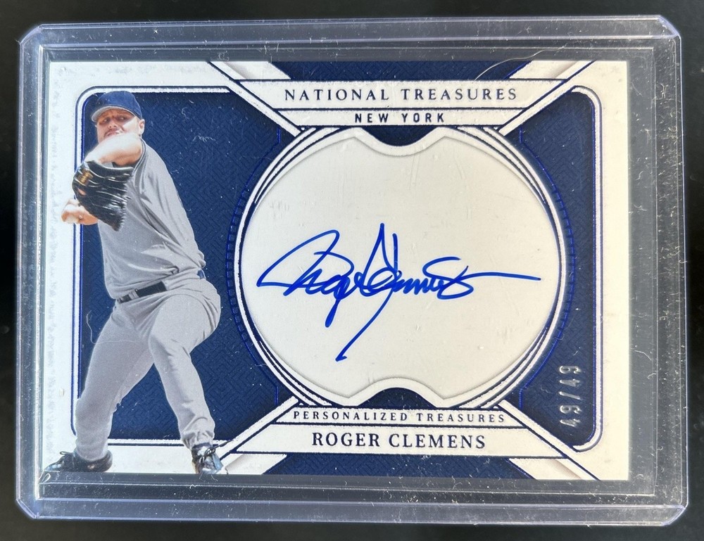 2025 Panini National Treasures Roger Clemens Personalized Auto #/99 Yankees