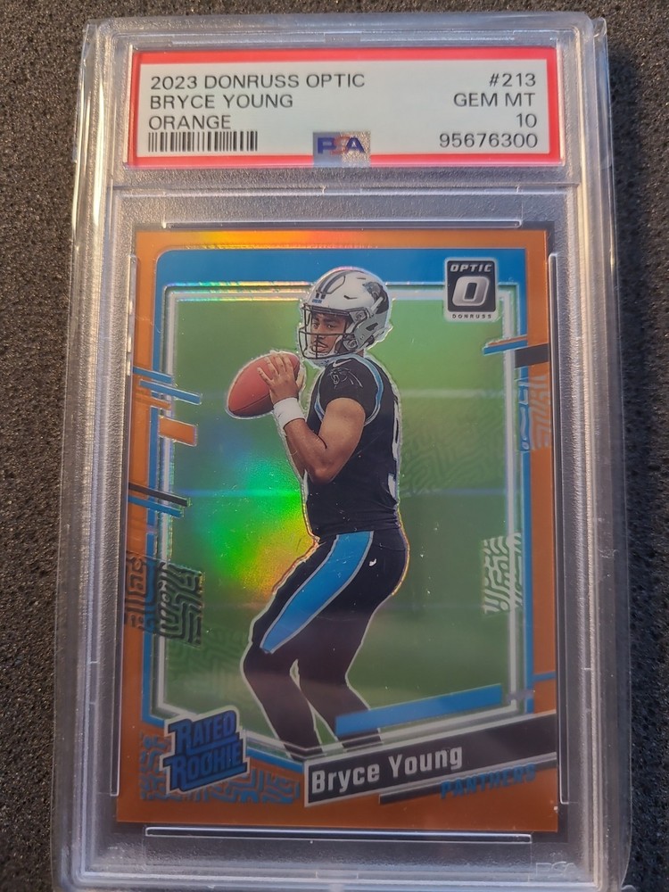 Bryce Young 2023 Optic Orange PSA 10 /249 Rated Rookie
