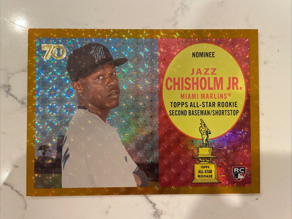 2021 Topps All Star Rookie Cup JAZZ CHISHOLM 1/1 Rookie SUPERFRACTOR FOILFRACTOR