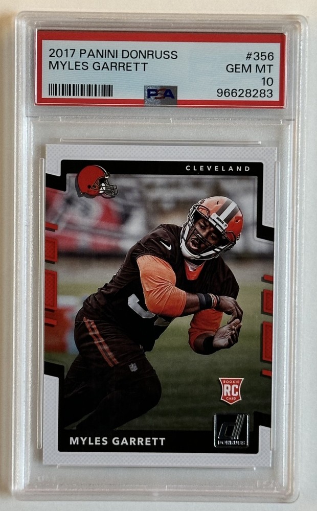 2017 Panini Donruss - Rookies Myles Garrett #356 (RC) PSA 10