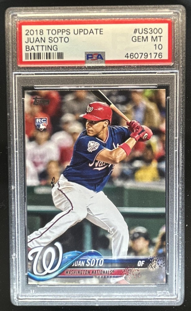 2018 Topps Update Juan Soto RC Rookie All-Star #US300a Nationals PSA 10 GEM MINT