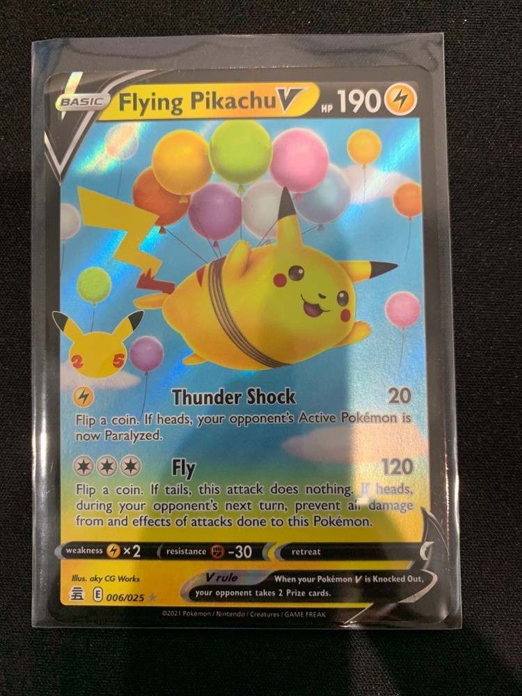 Flying Pikachu v 006/025 Celebrations Holo